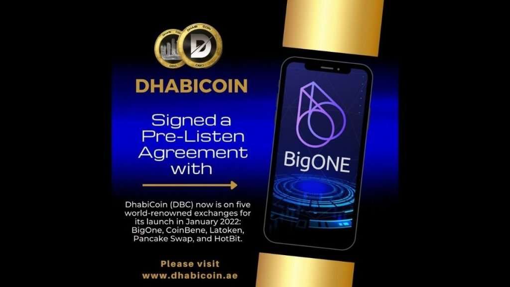 DhabiCoin (DBC) and BigOne Exchange: a partnership that strengthens the cryptocurrency market around the world